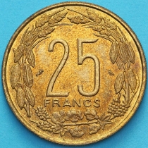 Камерун 25 франков 1962 год. aUNC