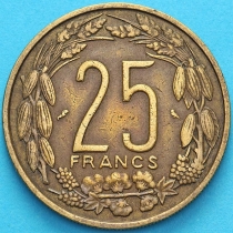 Камерун 25 франков 1962 год. 