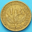 Монета Камерун 1 франк 1924 год. №2