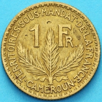 Камерун 1 франк 1924 год. №2