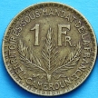 Монета Камеруна 1 франк 1924 год.