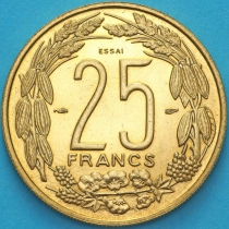 Камерун 25 франков 1958 год. ESSAI