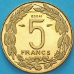 Монета Камерун 5 франков 1958 год. ESSAI