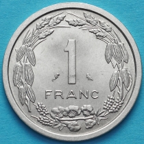 Камерун (Экваториальная Африка) 1 франк 1969 год. 