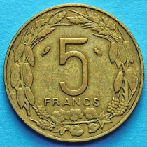 Камерун 5 франков 1970 год.