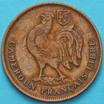 Камерун 1 франк 1943 год. LIBRE. №4