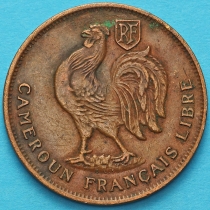 Камерун 1 франк 1943 год. LIBRE. №5