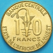 Монета КФА Западная Африка 10 франков 2008 год.