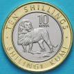 Монета Кения 10 шиллингов 2018 год. Лев.