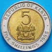Монета Кения 5 шиллингов 1995 год
