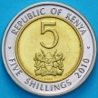 Монета Кения 5 шиллингов 2010 год.