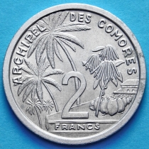Коморские острова 2 франка 1964 год.