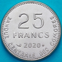 Коморские острова 25 франков 2020 год. ФАО