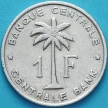 Монета Бельгийское Конго (Руанда-Урунди) 1 франк 1959 год. VF/F
