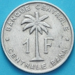 Монета Бельгийское Конго (Руанда-Урунди) 1 франк 1960 год. VF/F