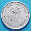 Монета бельгийского Конго (Руанда-Урунди) 50 сантим 1955 год. XF.