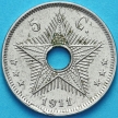 Монета Бельгийское Конго 5 сантим 1911 год.