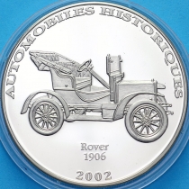 Конго 10 франков 2002 год. Rover 1906