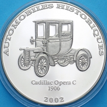 Конго 10 франков 2002 год. Cadillac Opera C