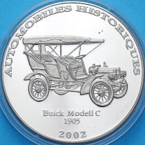 Конго 10 франков 2002 год. Buick Model C