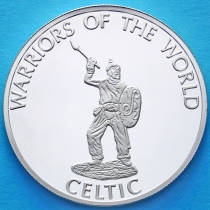 Конго 10 франков 2010 год. Кельтский воин.