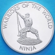 Монета Конго 10 франков 2010 год. Ниндзя.