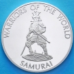 Монета Конго 10 франков 2010 год. Самурай.