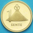 Монета Лесото 1 сенте 1979 год.  Proof