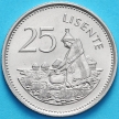 Монета Лесото 25 лисенте 1979 год.