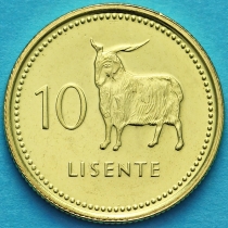 Лесото 10 лисенте 2018 год. Ангорская коза.
