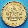 Монета Лесото 50 лисенте 2010 год. Всадник.