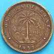 Монета Либерия 1/2 цента  1937 год. Слон. VF