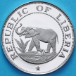 Монета Либерия 2 цента 1979 год. Слон. Proof