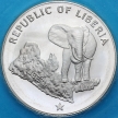 Монета Либерия 5 долларов 1973 год. Серебро. Proof