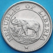 Монета Либерия 5 центов 1984 год. Слон.