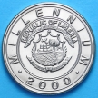 Монета Либерии 5 долларов 2000 год. Год быка