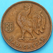 Мадагаскар Французский 1 франк 1943 год. №3