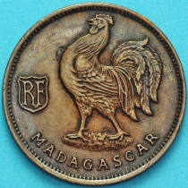 Мадагаскар Французский 50 сантим 1943 год.