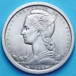 Монета Мадагаскара 2 франка 1948 год.