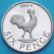 Монета Малави 6 пенсов 1964 год. PROOF