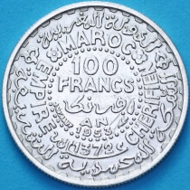 Марокко 100 франков 1953 год. №2