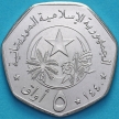 Монета Мавритания 5 угий 2018 год.
