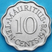 Монета Маврикий 10 центов 1978 год. UNC