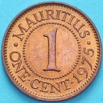 Маврикий 1 цент 1975 год.