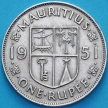 Монета Маврикий 1 рупия 1951 год.