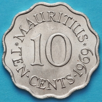 Маврикий 10 центов 1969 год.