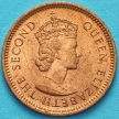Монета Маврикий 1 цент 1969 год.