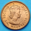 Монета Маврикия 2 цента 1969 год.