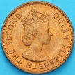 Монета Маврикий 5 центов 1957 год.