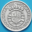 Монета Мозамбик Португальский 1 эскудо 1950 год.